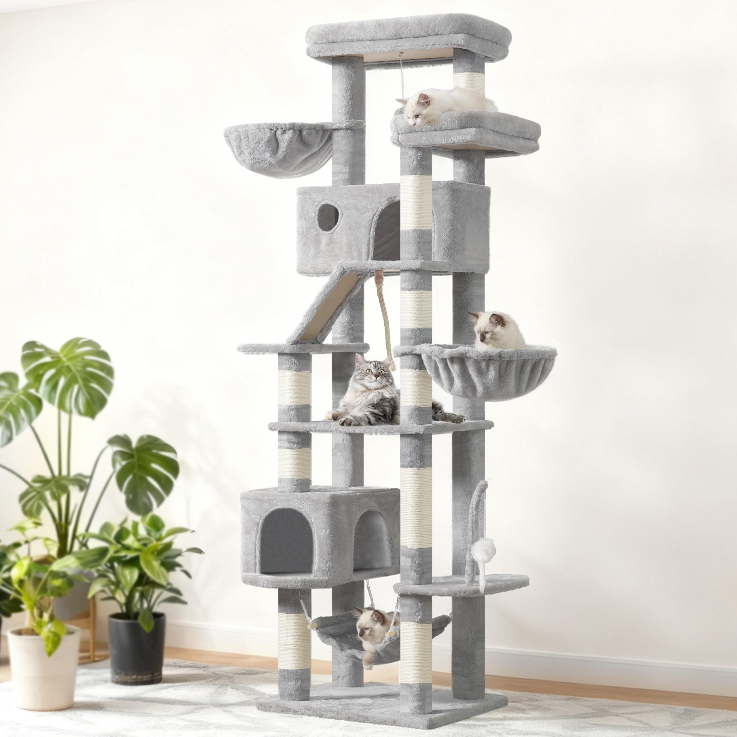 Gitelsnour cat tree mouse toys provide interactive indoor fun.
