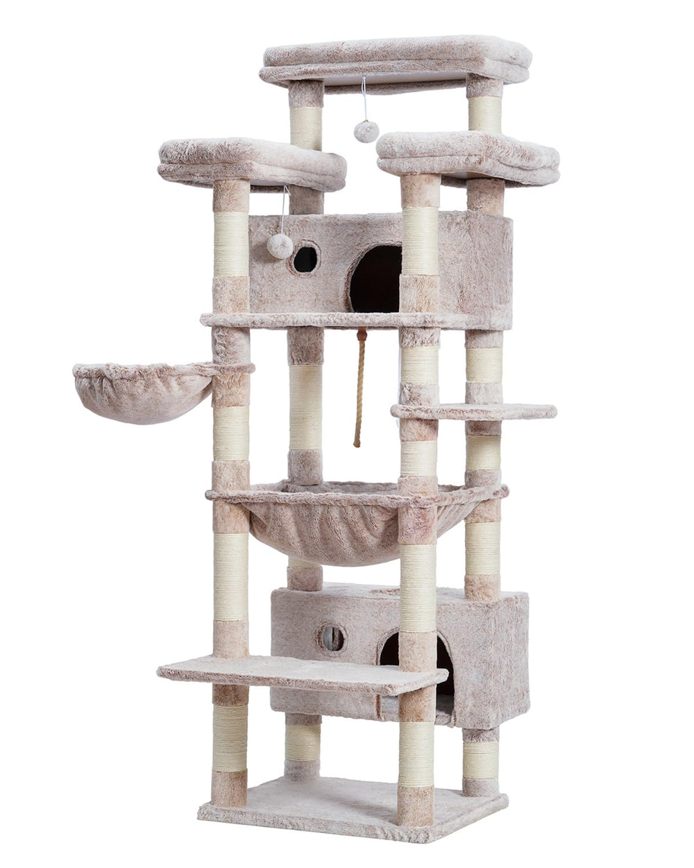 Gitelsnour cat tree multi-level tower supports active indoor cats.