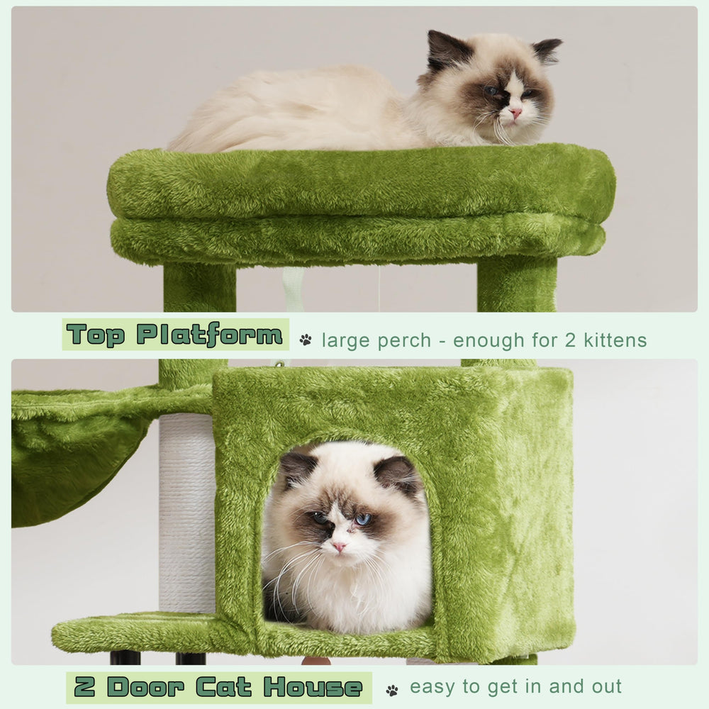 Gitelsnour cat tree natural sisal rope encourages scratching and exercise.