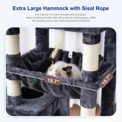 Gitelsnour smoky-gray top platforms offer roomy perches for surveying the room