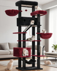 Gitelsnour Gothic Cat Tree top perch provides spacious lounging for large cats