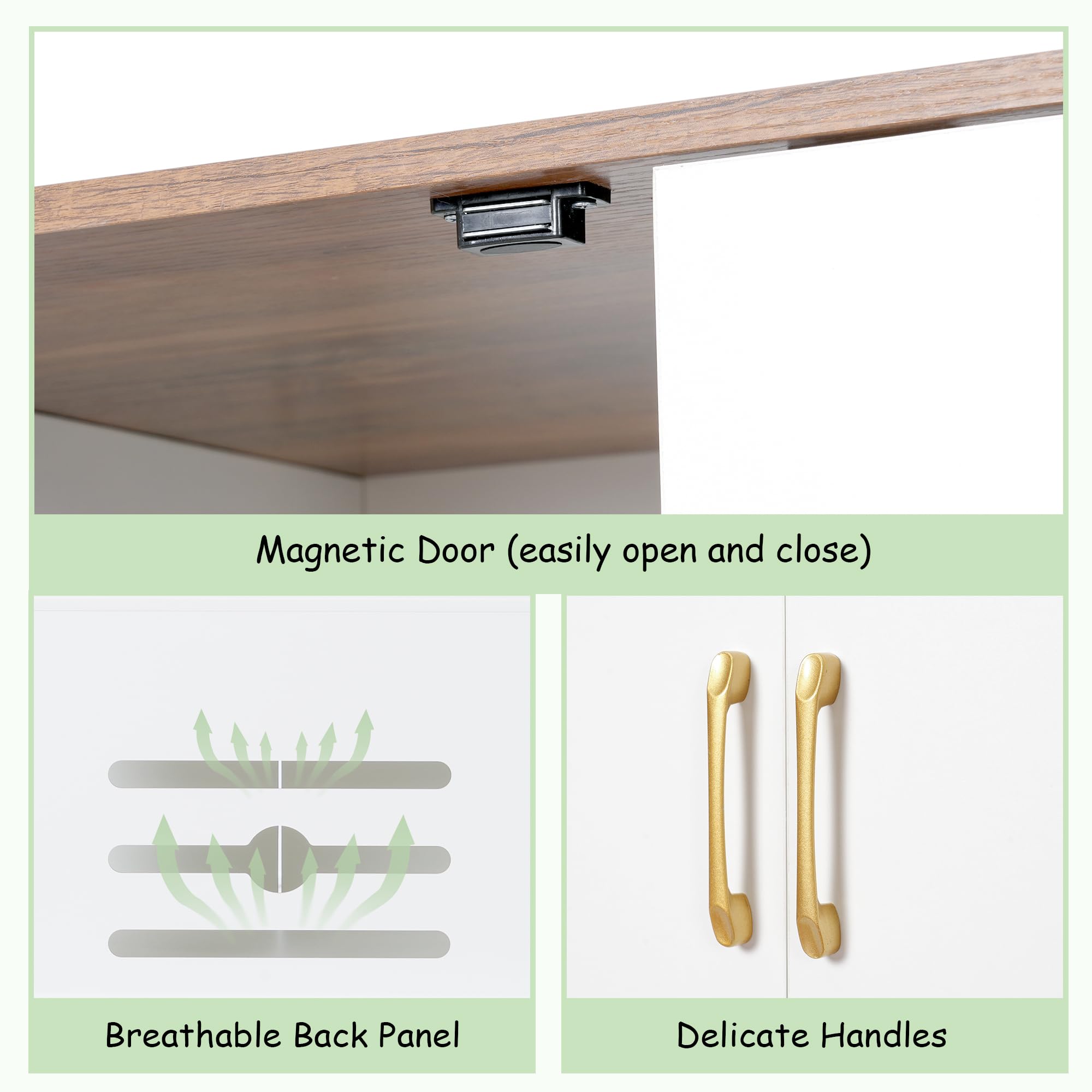 Gitelsnour Litter Box Enclosure reversible entrance shows flexible placement with space constraints