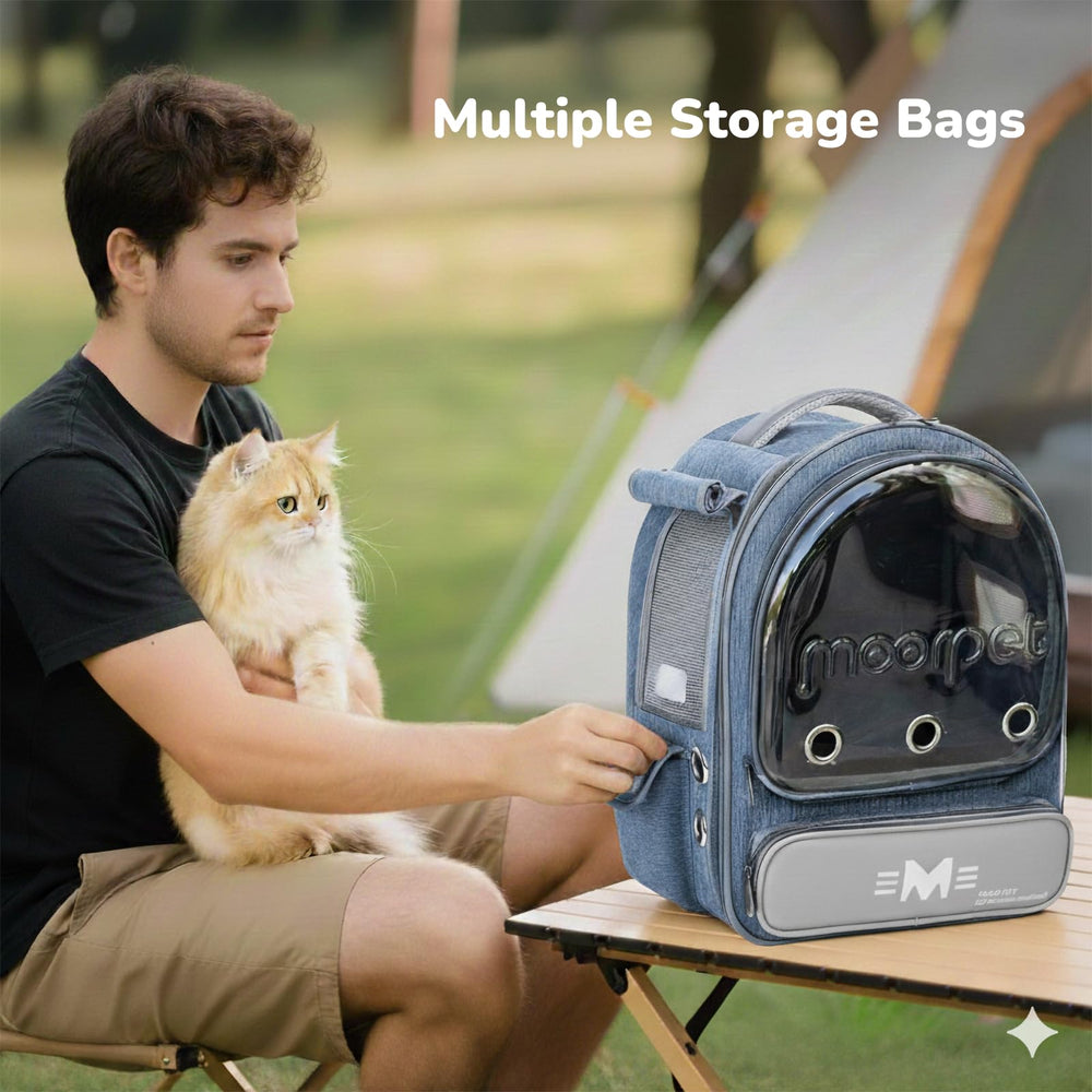 GixDix Cat Bubble Backpack Carrier adjustable straps for comfort.