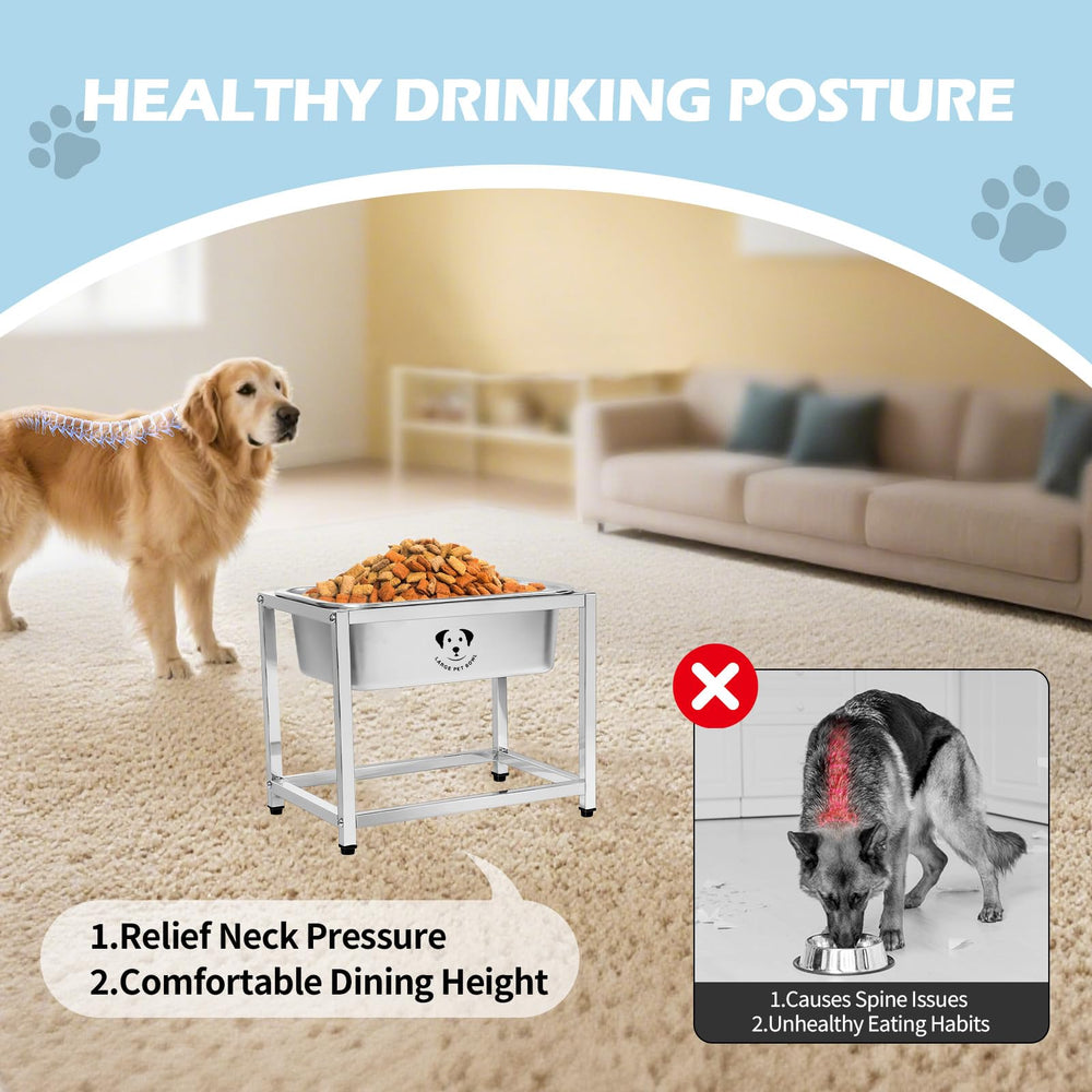 GIXSEGIE full metal stand provides sturdy support to prevent spills.