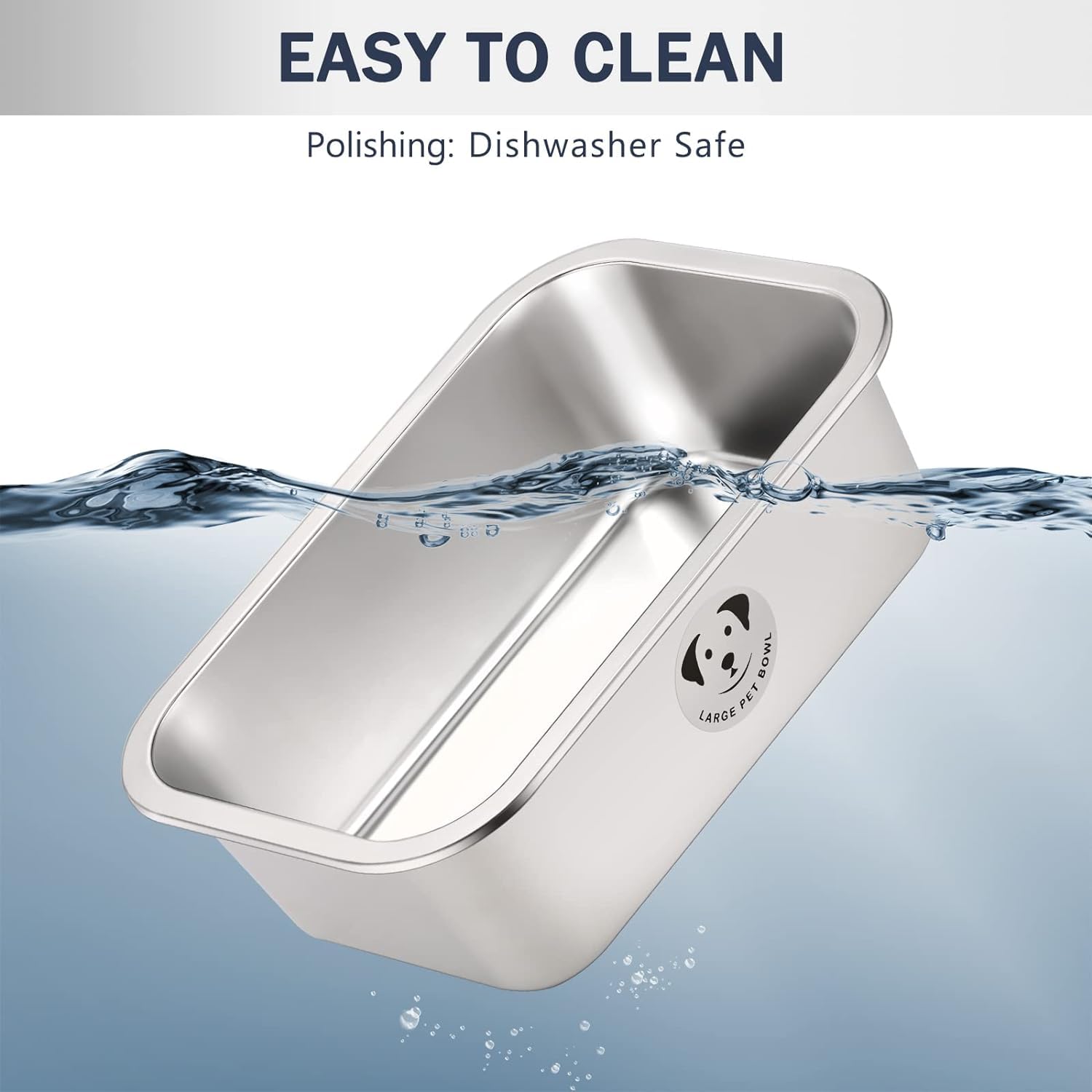 GIXSEGIE mirror-polished finish adds an elegant touch to daily feeding.