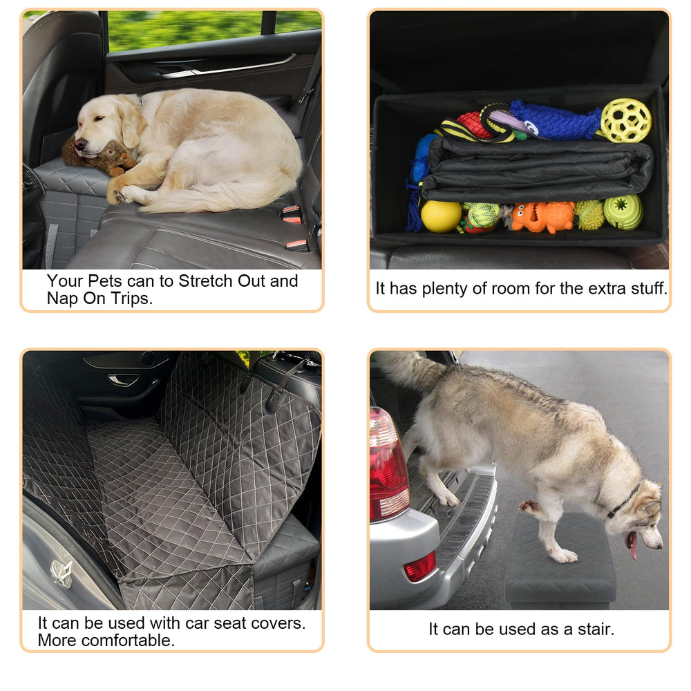 GJEASE extra storage pocket holds treats, toys, and leashes within reach.