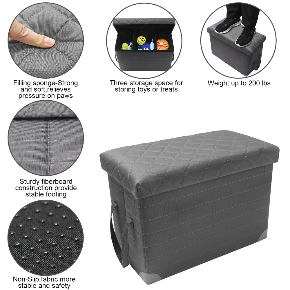 GJEASE non-slip bottom and firm sides prevent sliding and shifting during drives.