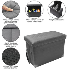 GJEASE non-slip bottom and firm sides prevent sliding and shifting during drives.