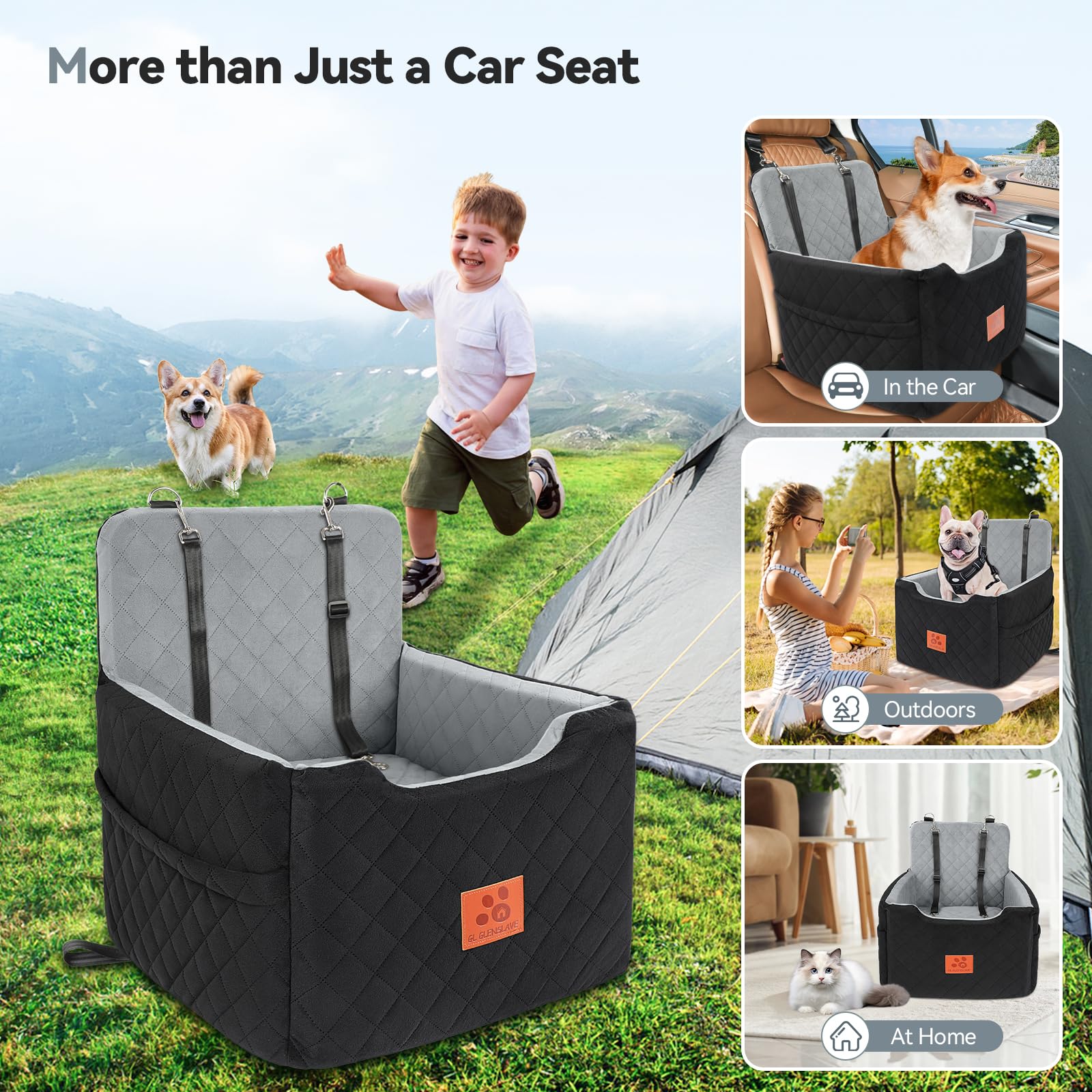 GL GLENSLAVE 50cm-50cm-50cm dimensions fit small to medium dogs.