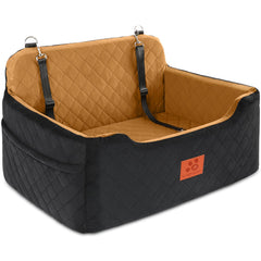 GL GLENSLAVE dog car seat booster view window improves pet visibility during drives.