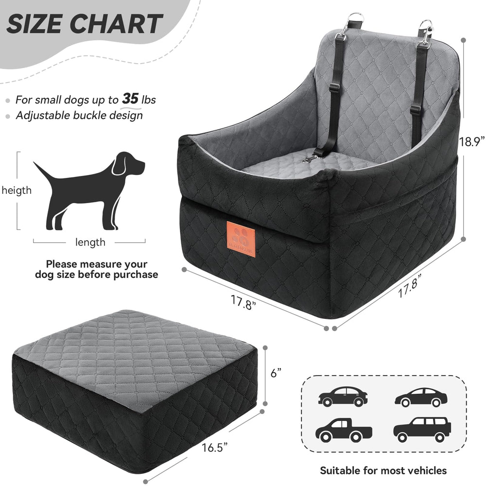 GL GLENSLAVE cushion detail shows memory foam and plush surface for anxious travelers.
