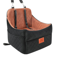 GL GLENSLAVE dog car seat front view showing harness access for secure travel.