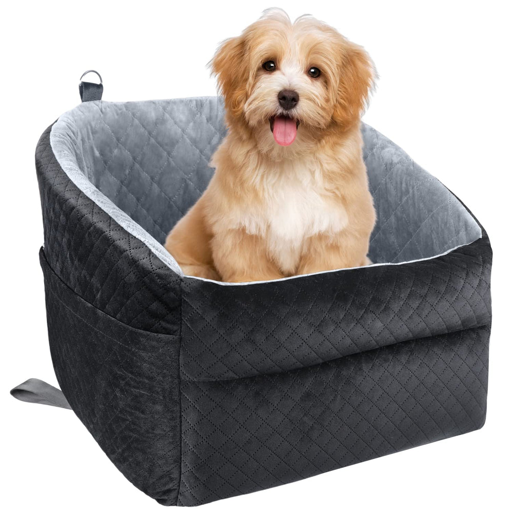 GL GLENSLAVE dog car seat main view highlighting compact booster for small to medium dogs for safety
