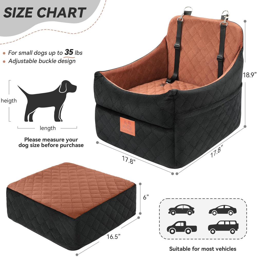 GL GLENSLAVE memory foam cushion close-up for comfortable dog travel.