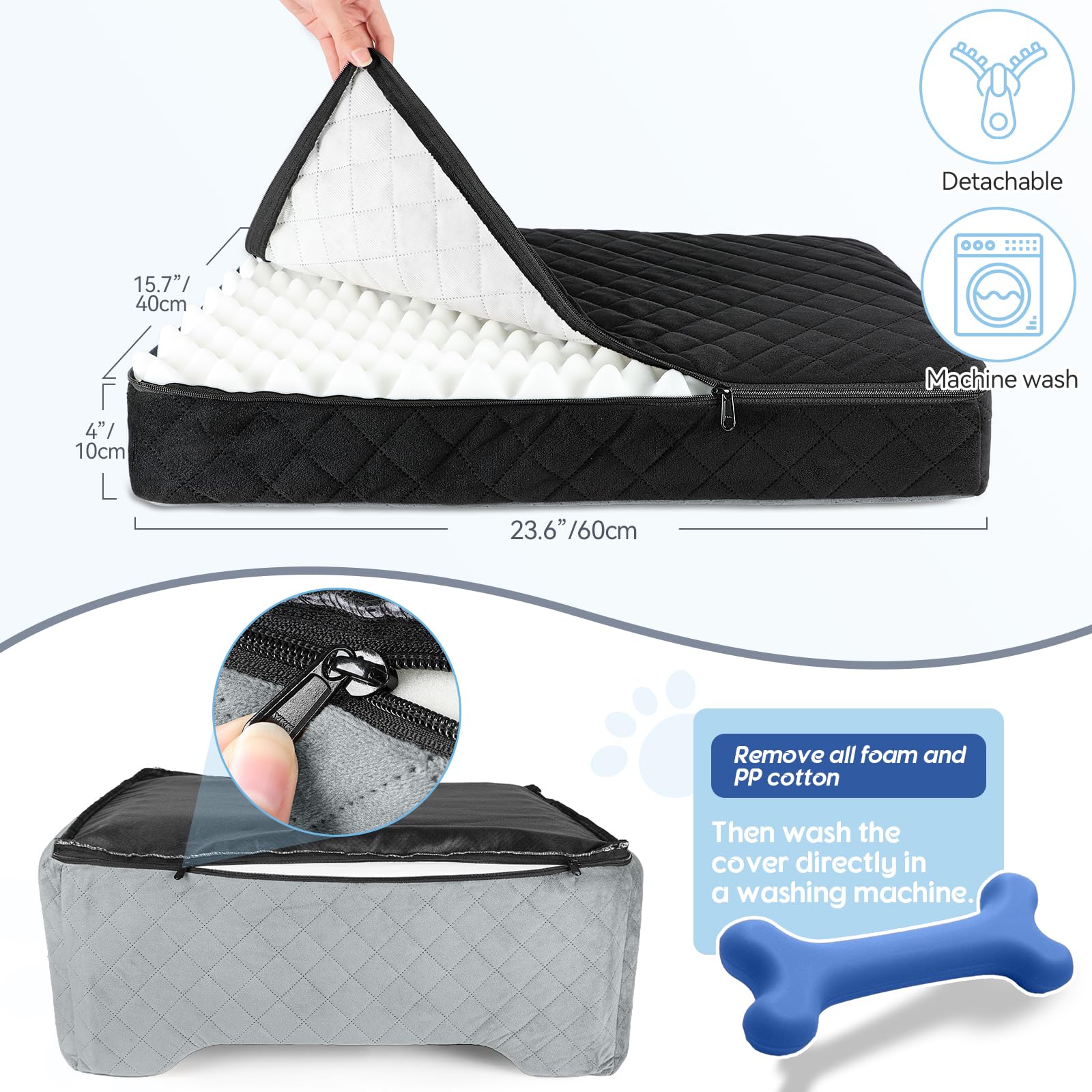 GL GLENSLAVE dog car seat multifunctional bed for home or travel