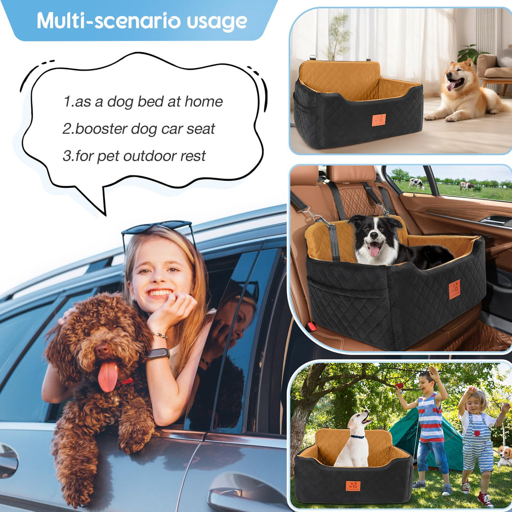 GL GLENSLAVE multifunctional pet bed seat adapts to car, home, or picnic use.