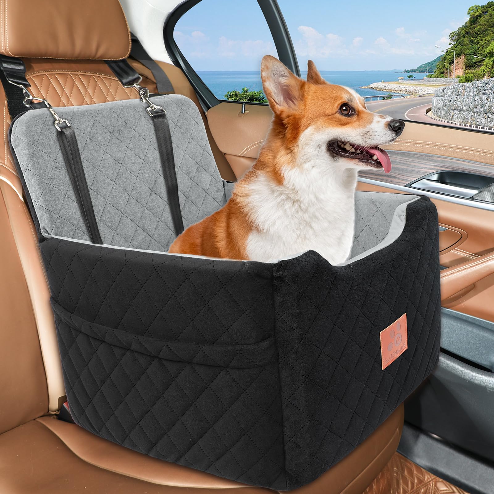 GL GLENSLAVE multi-use pet bed for car, home, or outdoors.