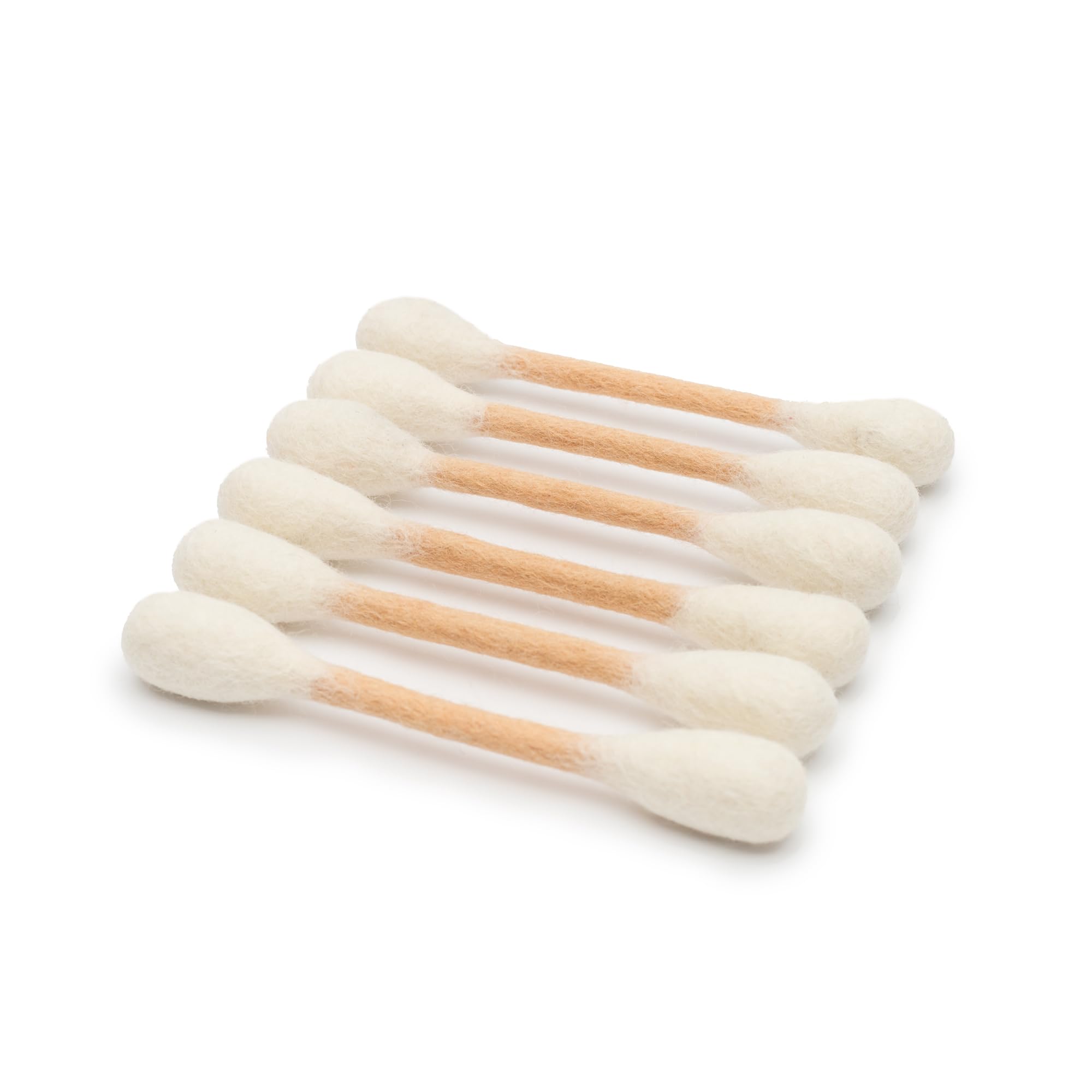 Glaciart One Swabs Cat Toys with Catnip closeup highlights durable wool for interactive play