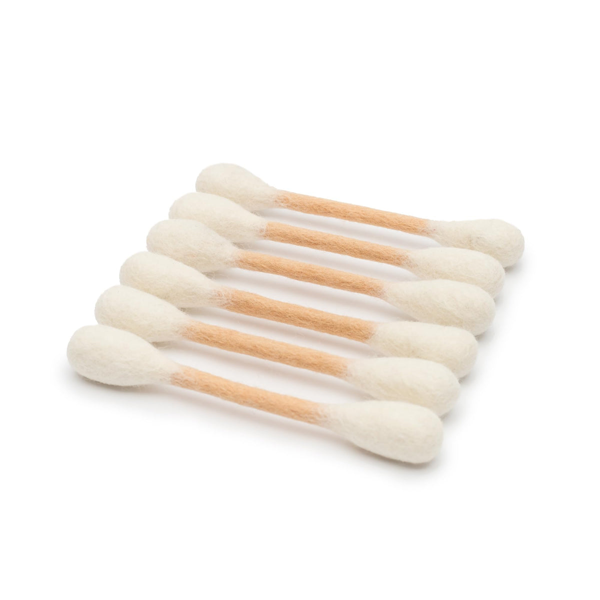 Glaciart One Swabs Cat Toys with Catnip closeup highlights durable wool for interactive play