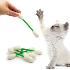 Glaciart One Swabs Cat Toys with Catnip durable construction resists tearing for long-lasting fun.