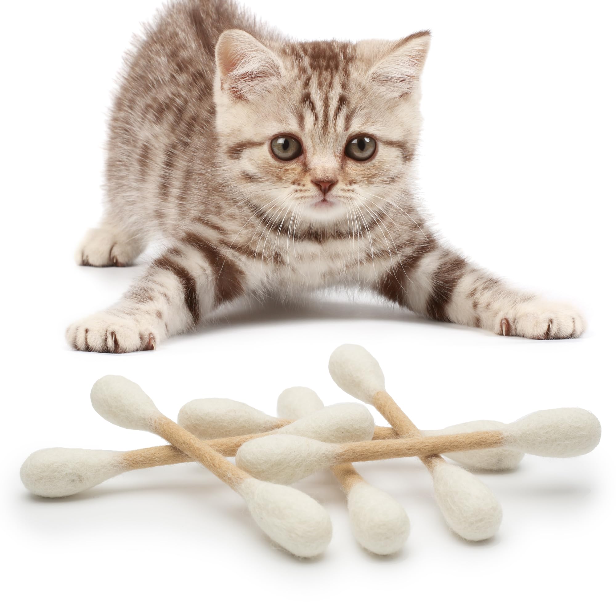 Glaciart One Swabs Cat Toys with Catnip gift idea for cat lovers