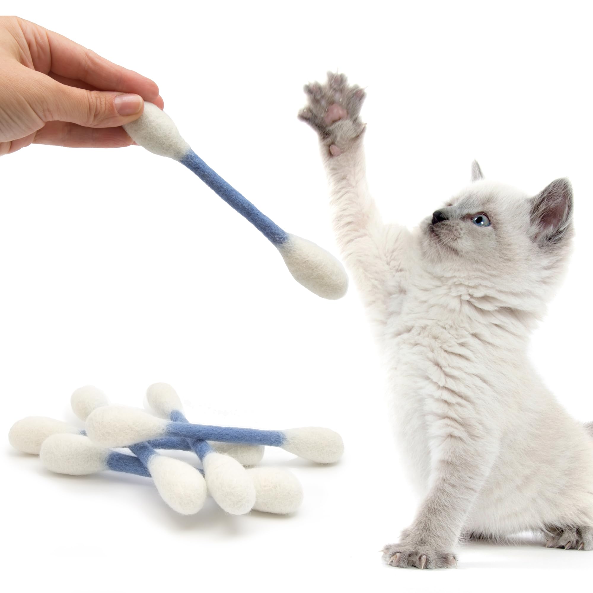 Glaciart One swabs cat toys durable-material—built to last through rough play and chews