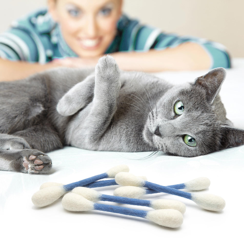 Glaciart One swabs cat toys interactive-play—boosts exercise and mental engagement for indoor cats