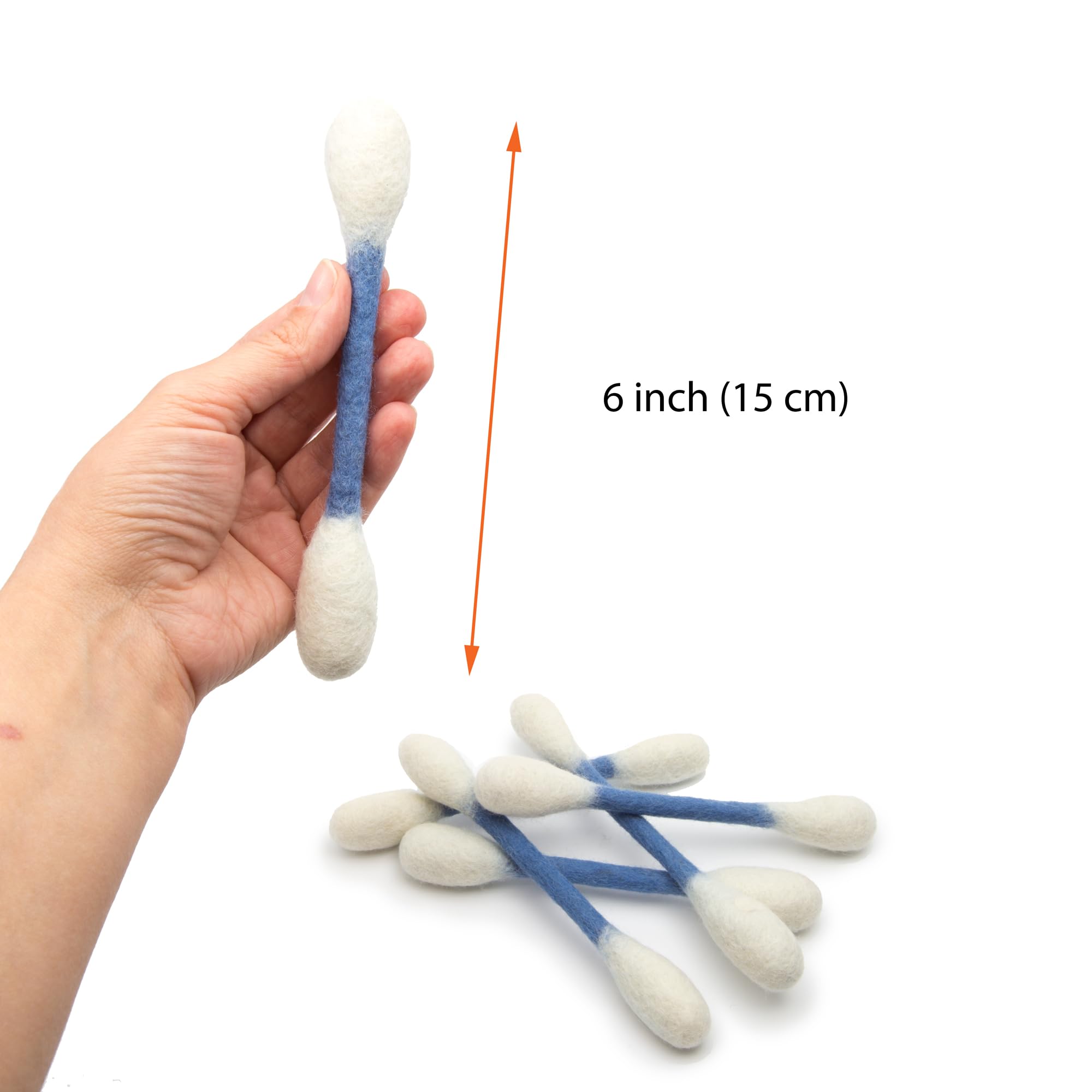 Glaciart One swabs cat toys natural-wool—eco-friendly safe chewing material
