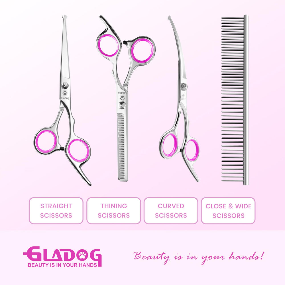 GLADOG 4CR titanium-coated blades in-action deliver durable sharpness.