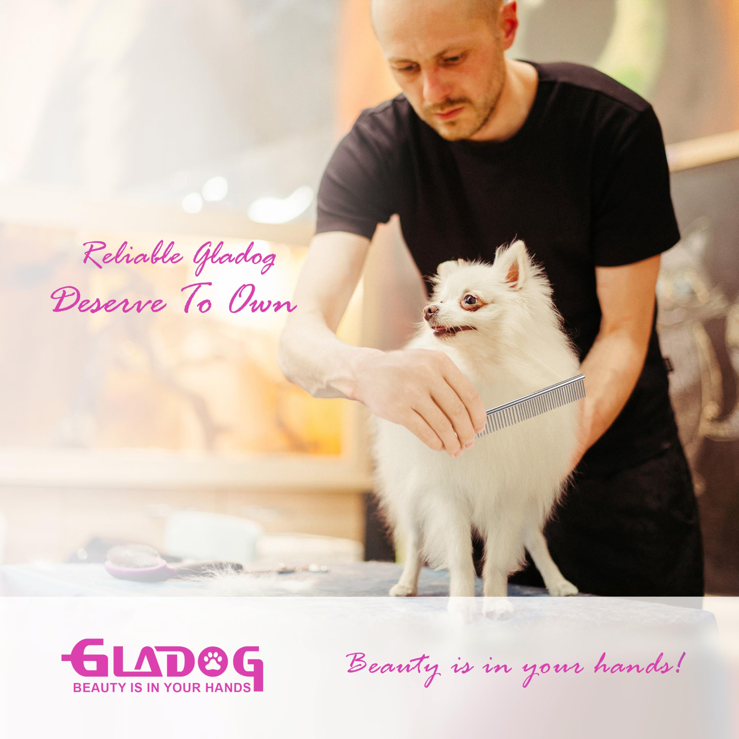 GLADOG beginner-friendly grooming kit ideal for hassle-free home grooming.