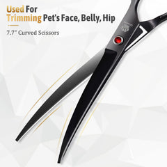GLADOG ergonomic handle with rubber bumper reduces fatigue during long grooming sessions