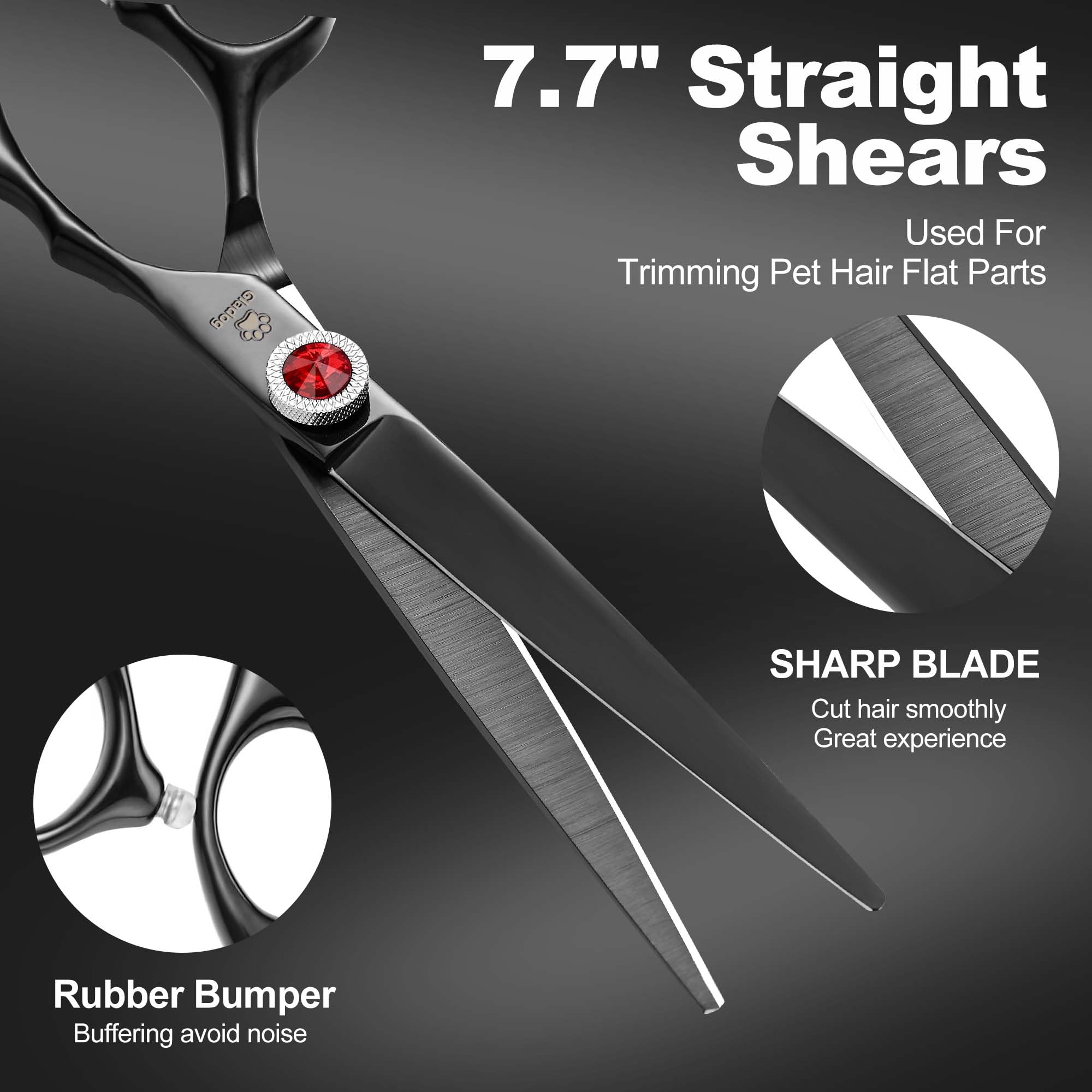 GLADOG Pro Black Chunkers Shears remove bulk with controlled cuts.