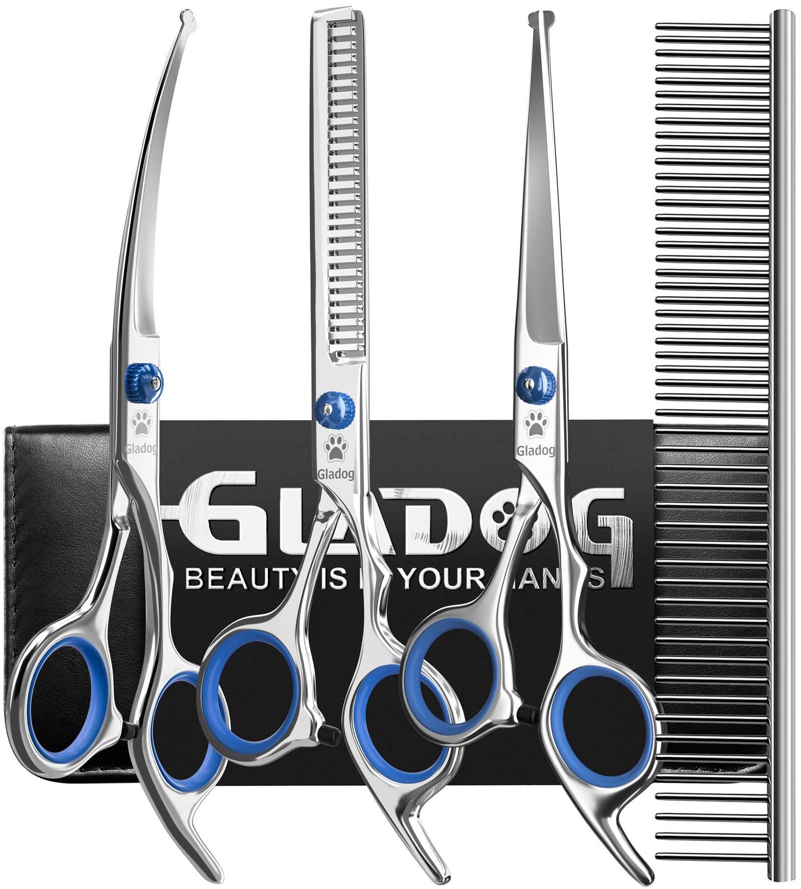 GLADOG Professional 5in1 kit packaging for portable on the go grooming