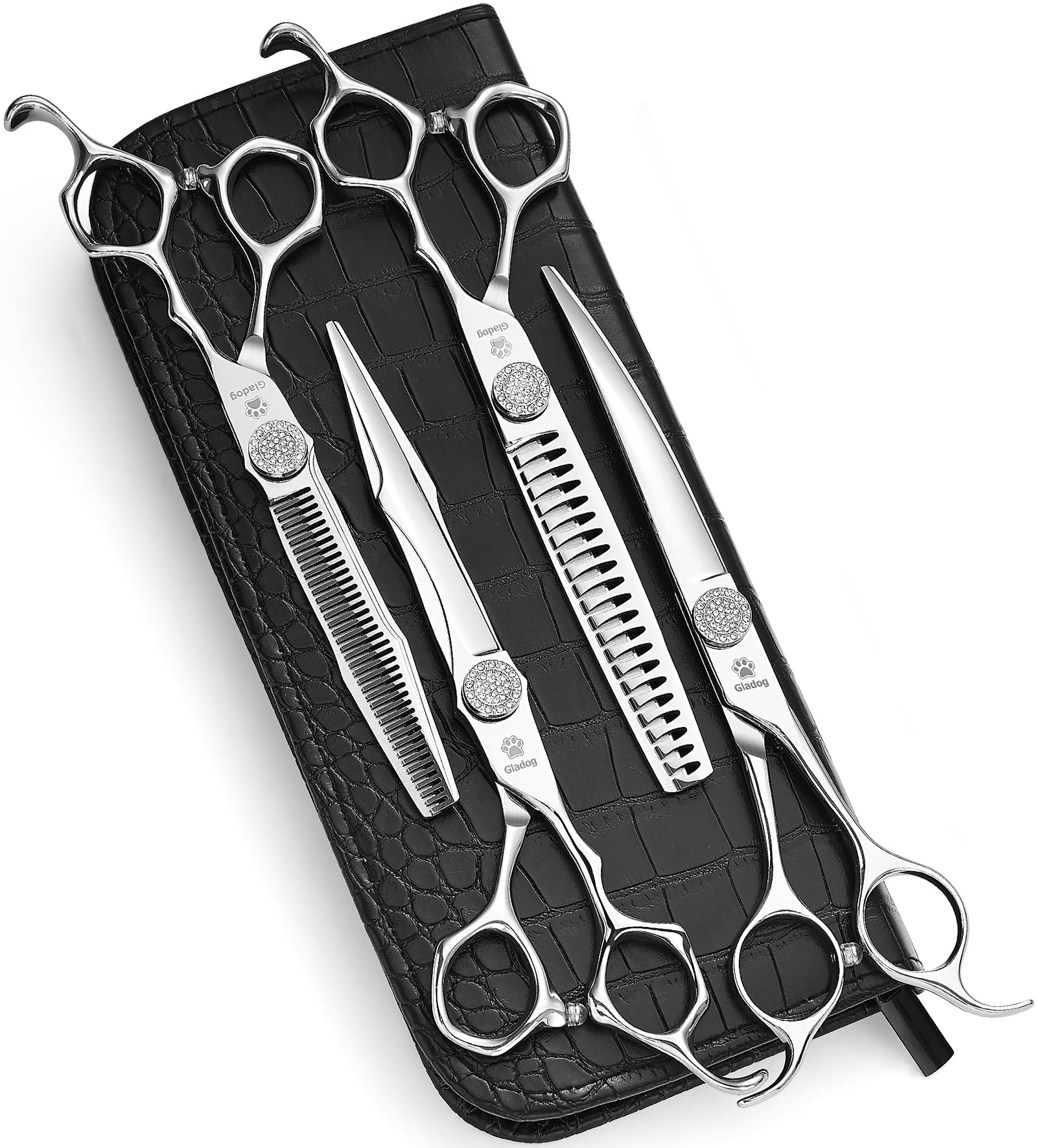 GLADOG straight scissors 7-inch for precise trims and salon-quality results