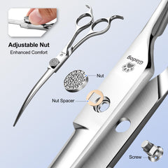 GLADOG thinning scissors 6-5inch for textured finishing and even coats