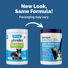 Vetnique Glandex bacon chews – close-up of treats that support tasty daily gut care.
