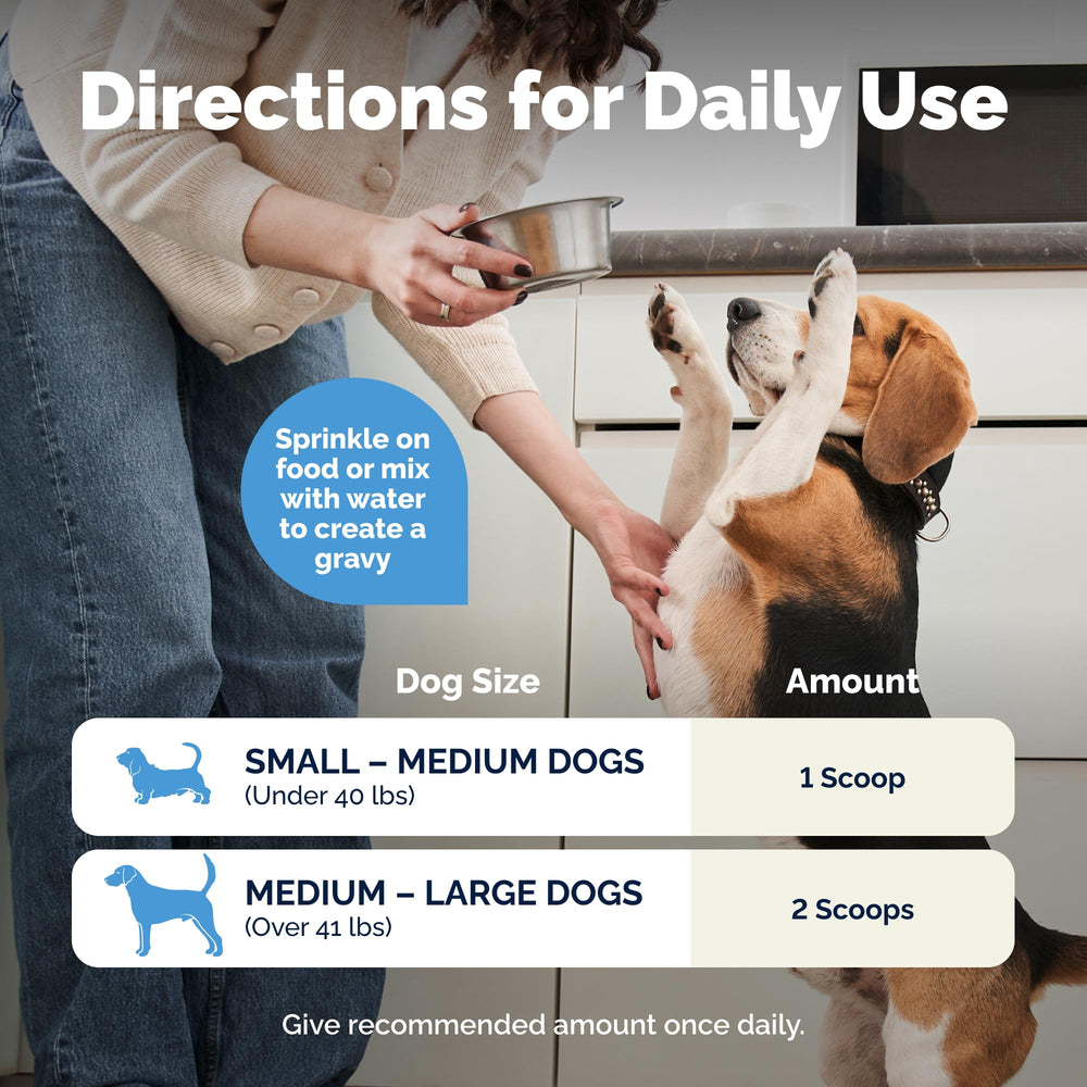 Glandex label-back-bottle focuses on ingredients and usage guidance for pet parents