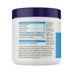 Glandex probiotics with prebiotics and fiber image emphasizes feeding good bacteria and digestion