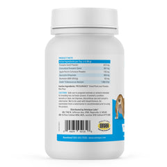 Glandex pumpkin seed ingredients label highlights natural fiber for digestive comfort