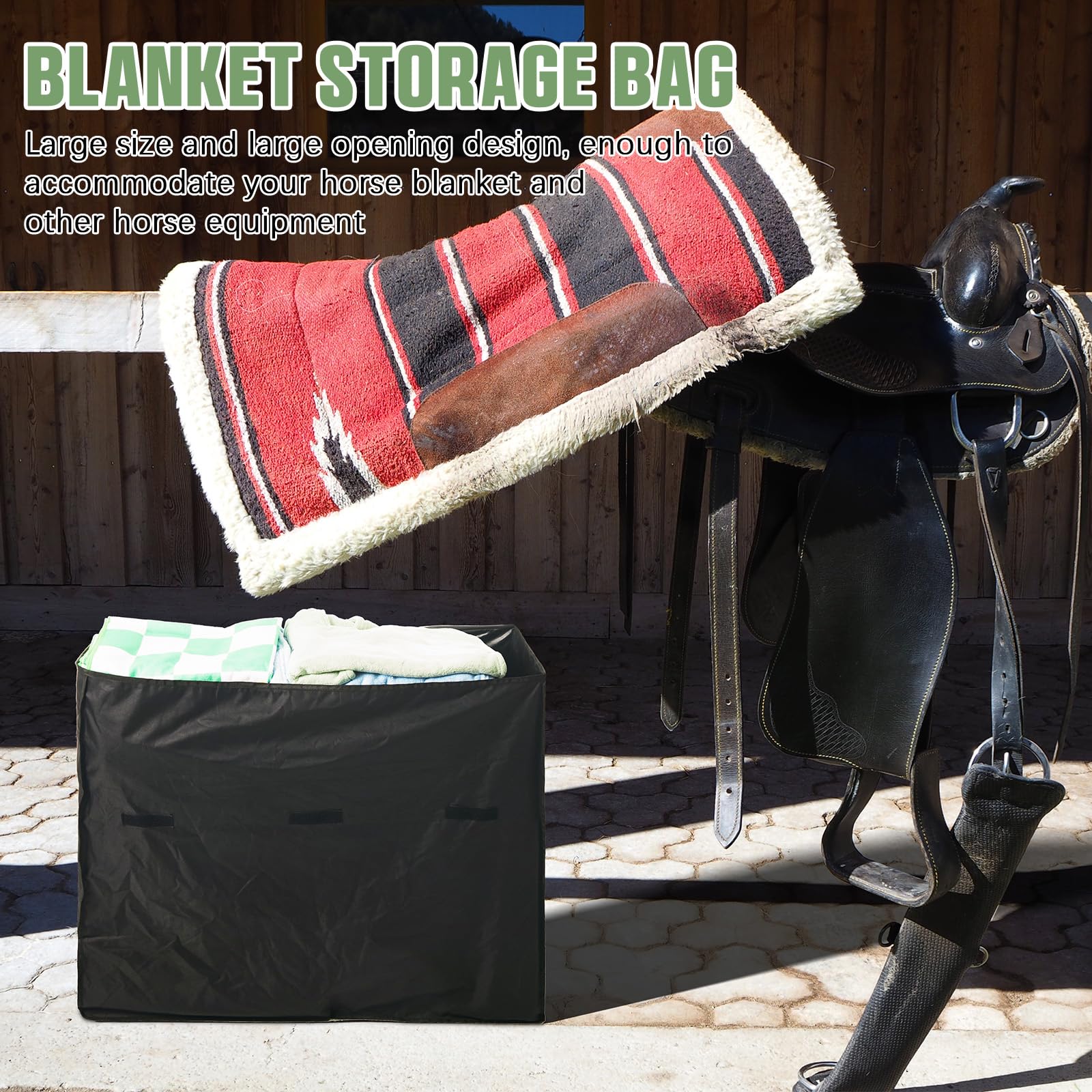 GliCraft stall-front bag hanging straps showing versatile mounting options