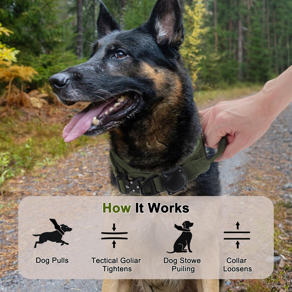 GLIDESMOOTH collar size range image shows M-L-XL options for medium and large dogs.