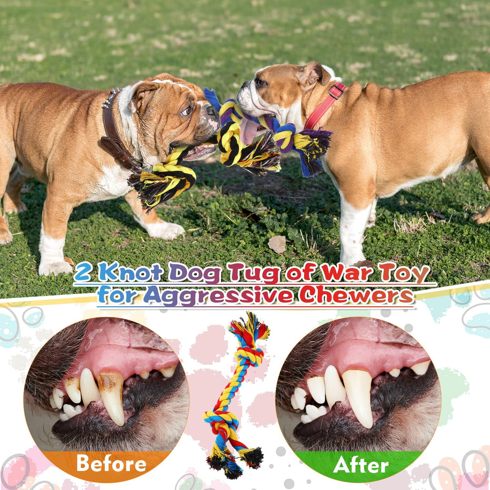 Glimin multi-color braided rope toy visual appeal supports active play