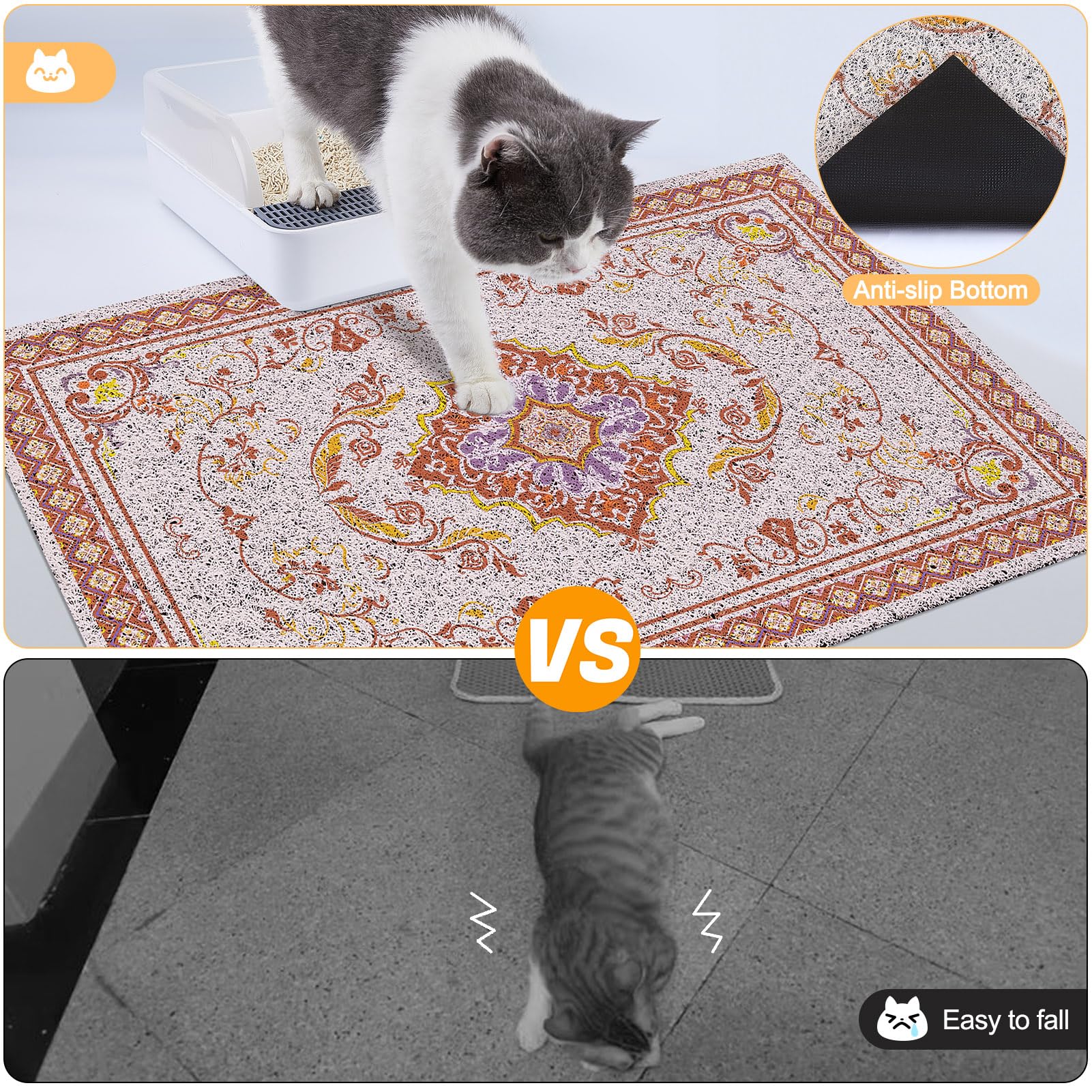 Glittme soft PVC material provides comfortable, cushioned paws.