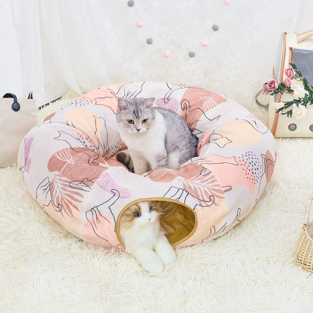 Glittme Cat Tunnel Bed patterns showcase cute styles for home decor.