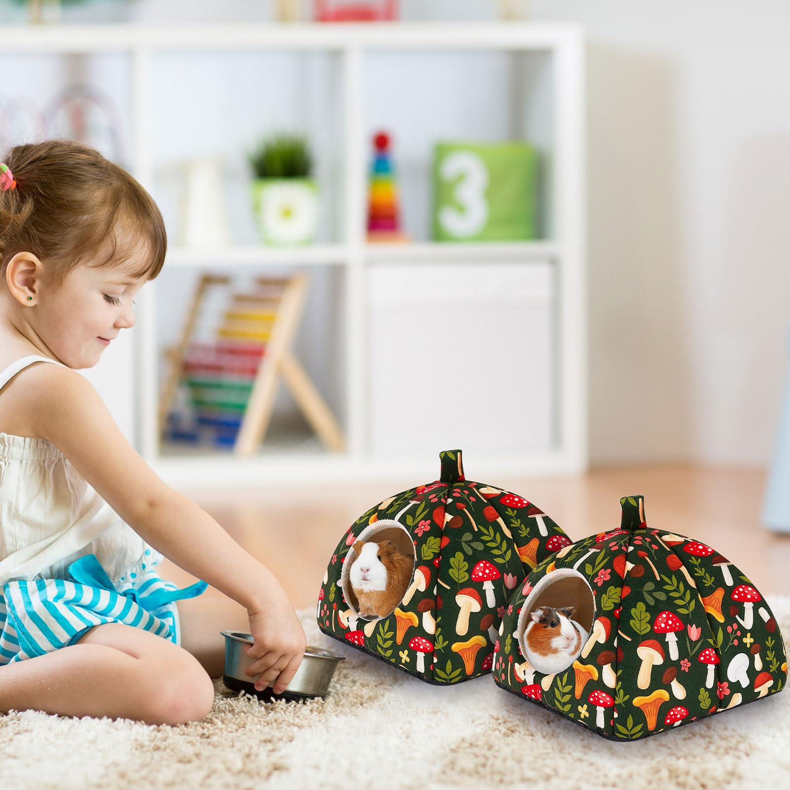 Glittme 2Pack beds provide versatile hideout or sofa option for pets.