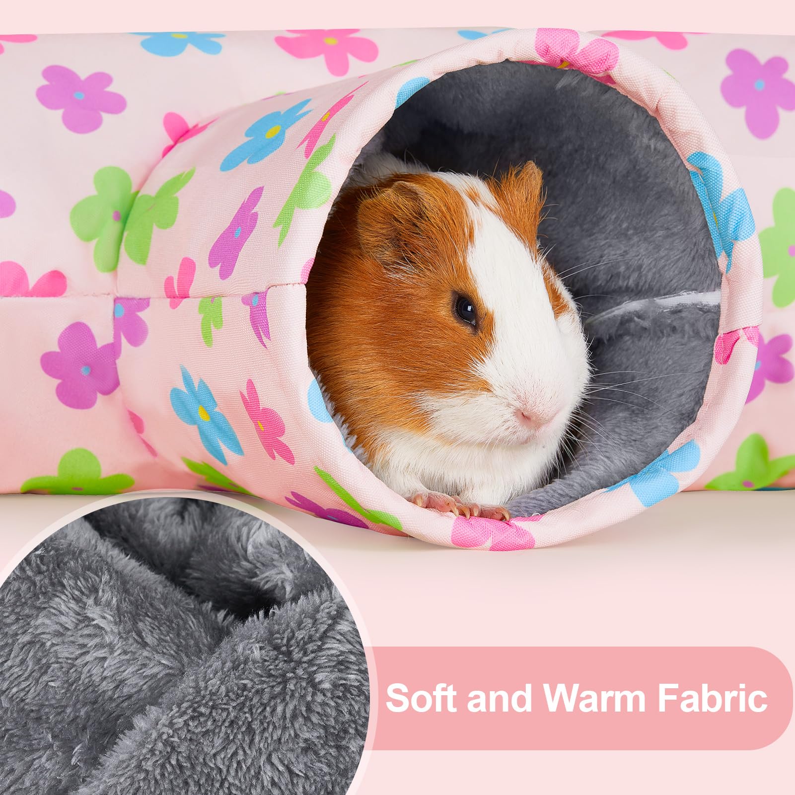 Glittme guinea pig tunnel entrance diameter shown for easy exploration.