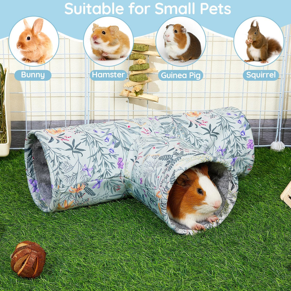 Glittme Guinea Pig Tunnel supports solo or paired play as a private hideout.