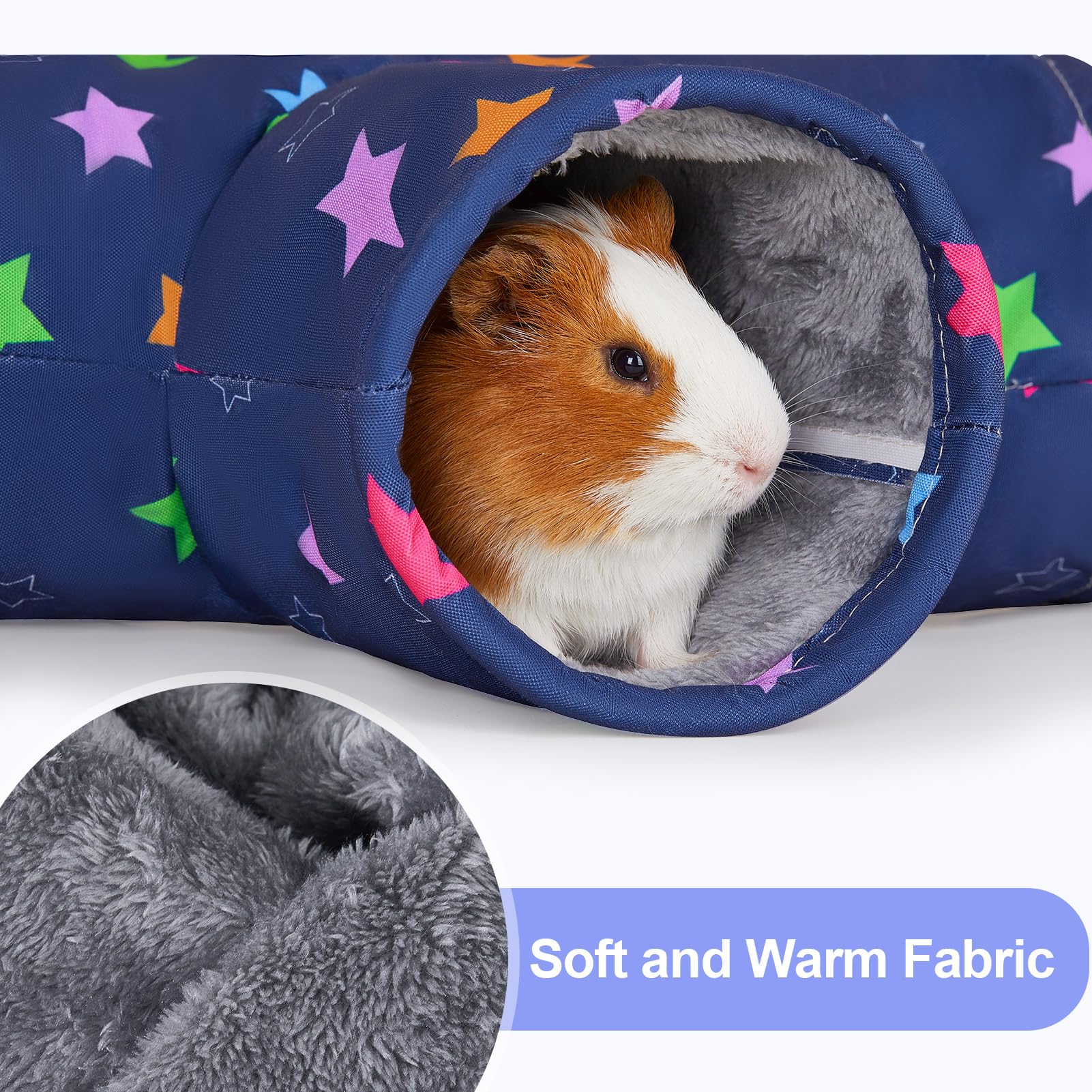 Glittme Guinea Pig Tunnel portable design ideal for road trips.