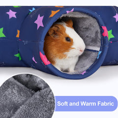 Glittme Guinea Pig Tunnel portable design ideal for road trips.