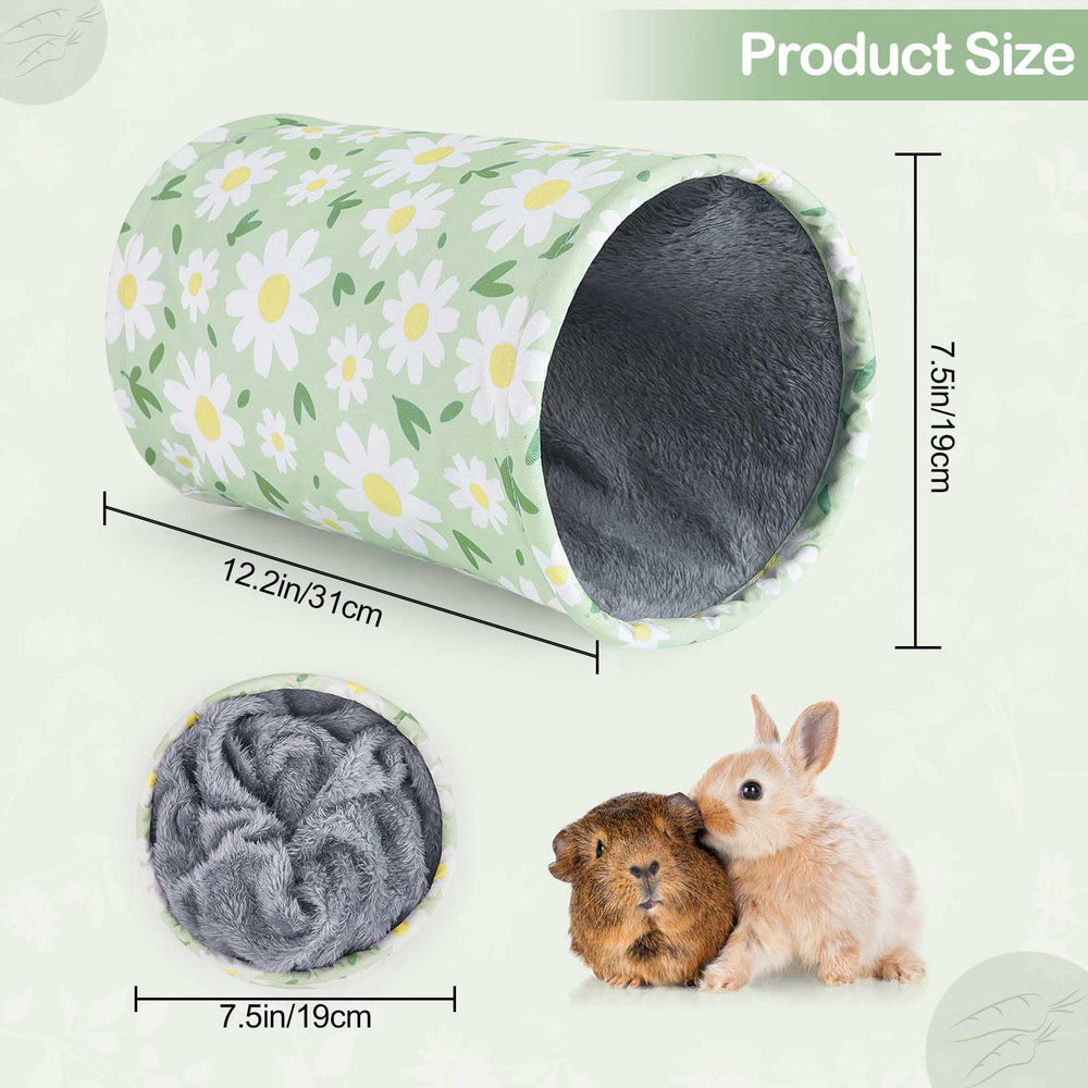 Glittme tunnel hideout provides privacy and exploration for curious small pets.
